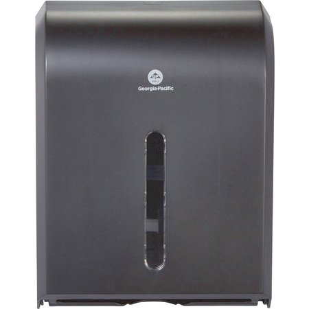 GEORGIA-PACIFIC Dispenser, f/Folded Towels, 11"x5-1/4"x15-1/2", Black GPC56650A